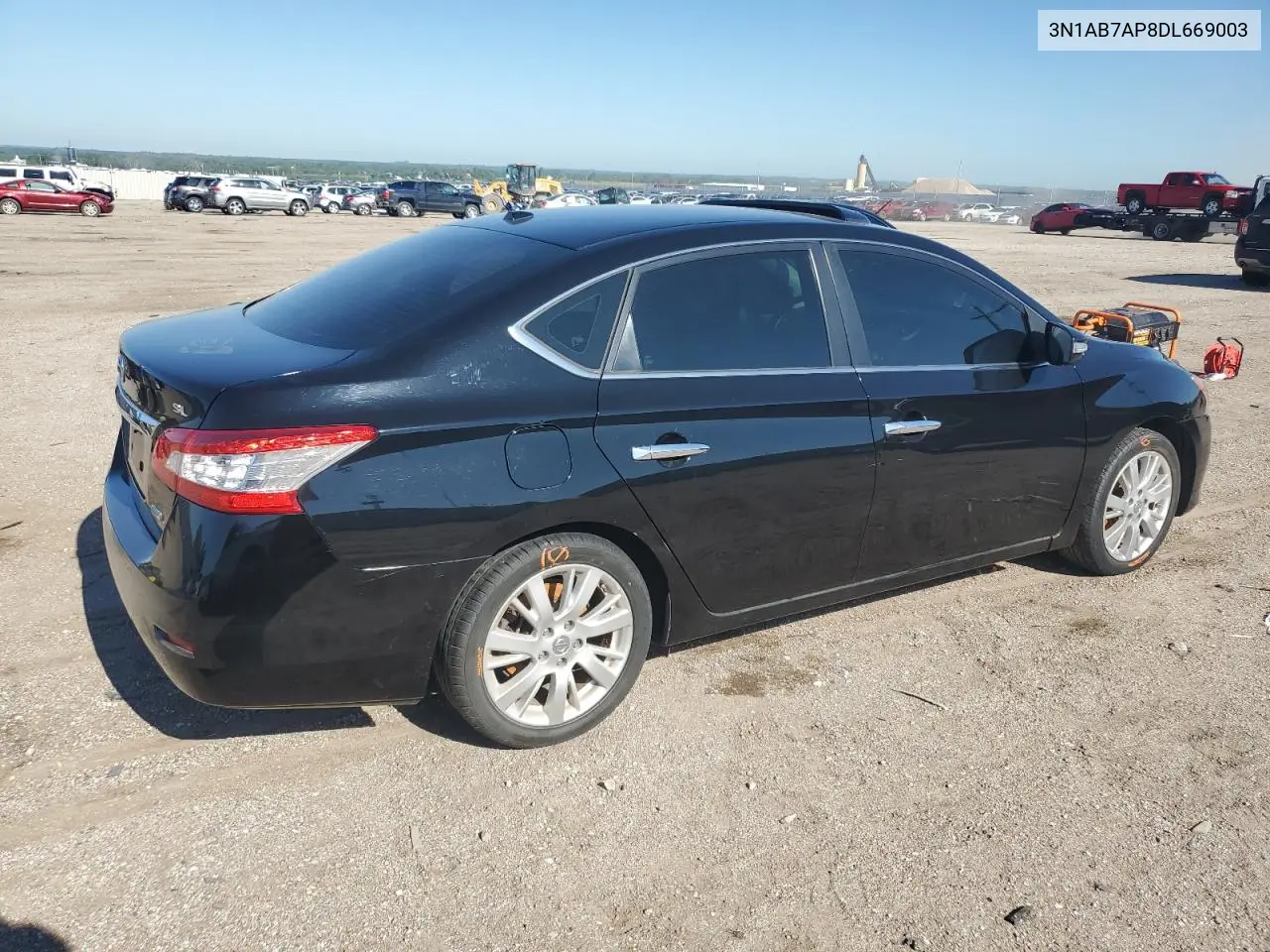 2013 Nissan Sentra S VIN: 3N1AB7AP8DL669003 Lot: 62956275