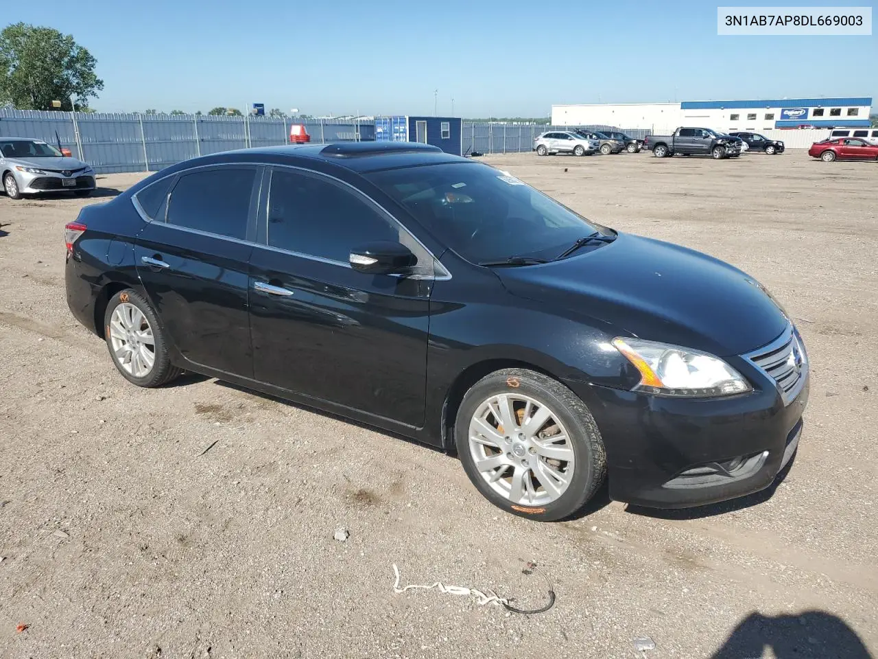 2013 Nissan Sentra S VIN: 3N1AB7AP8DL669003 Lot: 62956275