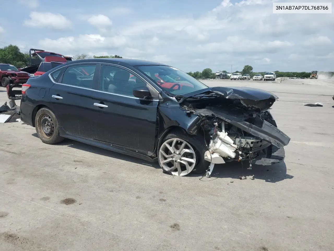2013 Nissan Sentra S VIN: 3N1AB7AP7DL768766 Lot: 63031375