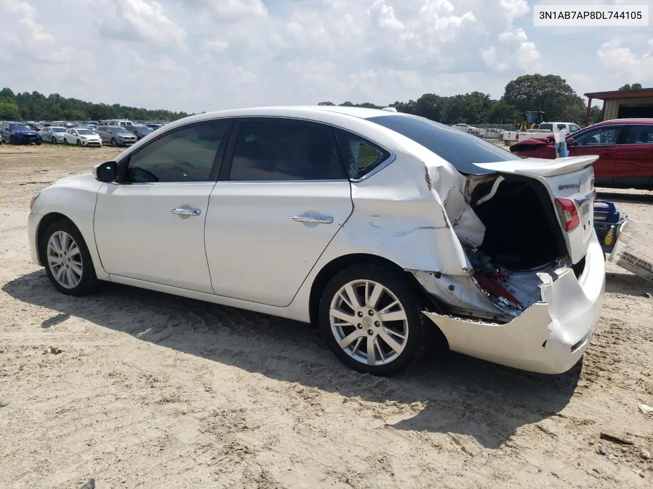 2013 Nissan Sentra S VIN: 3N1AB7AP8DL744105 Lot: 63082825