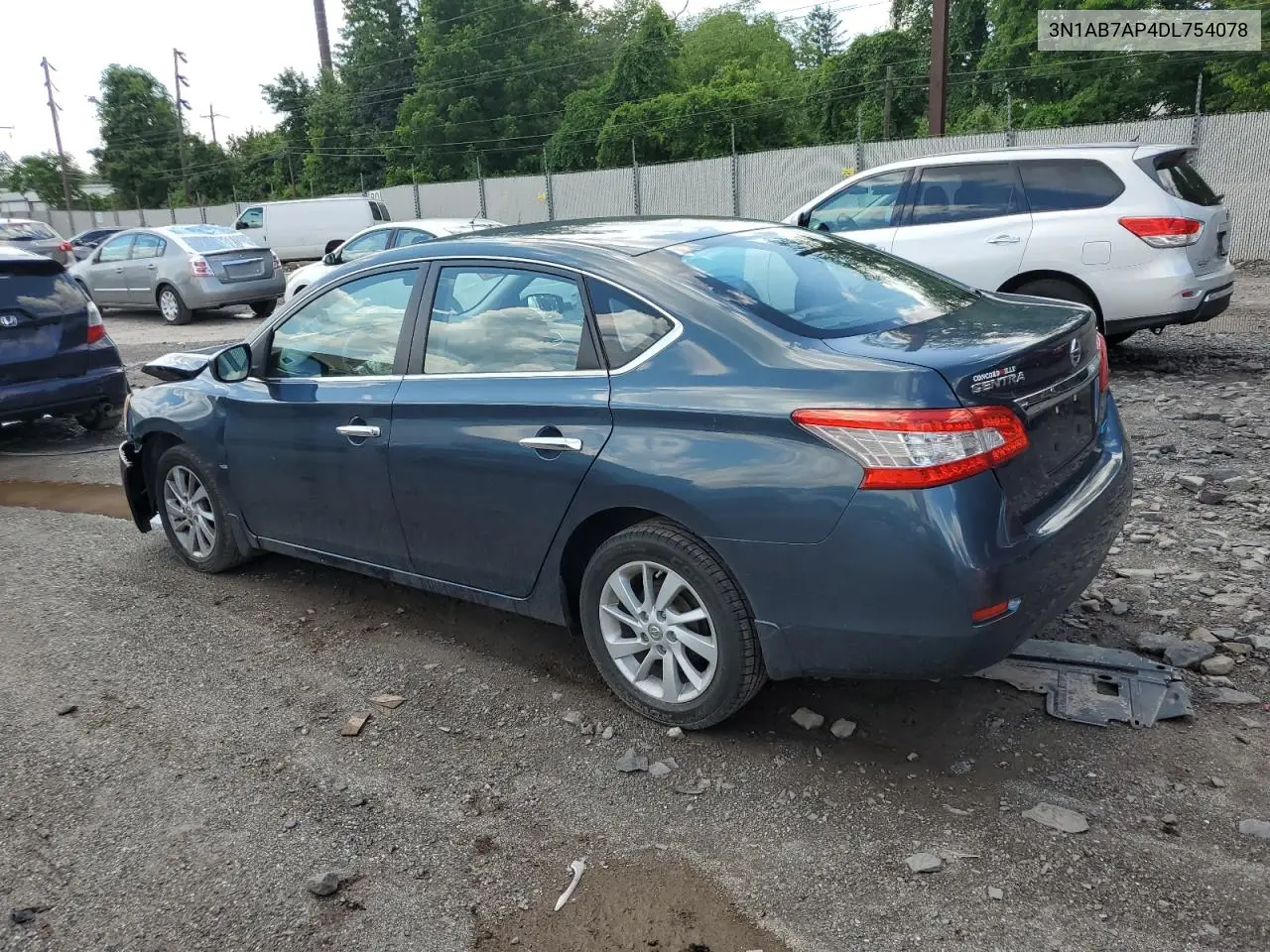 2013 Nissan Sentra S VIN: 3N1AB7AP4DL754078 Lot: 63248595