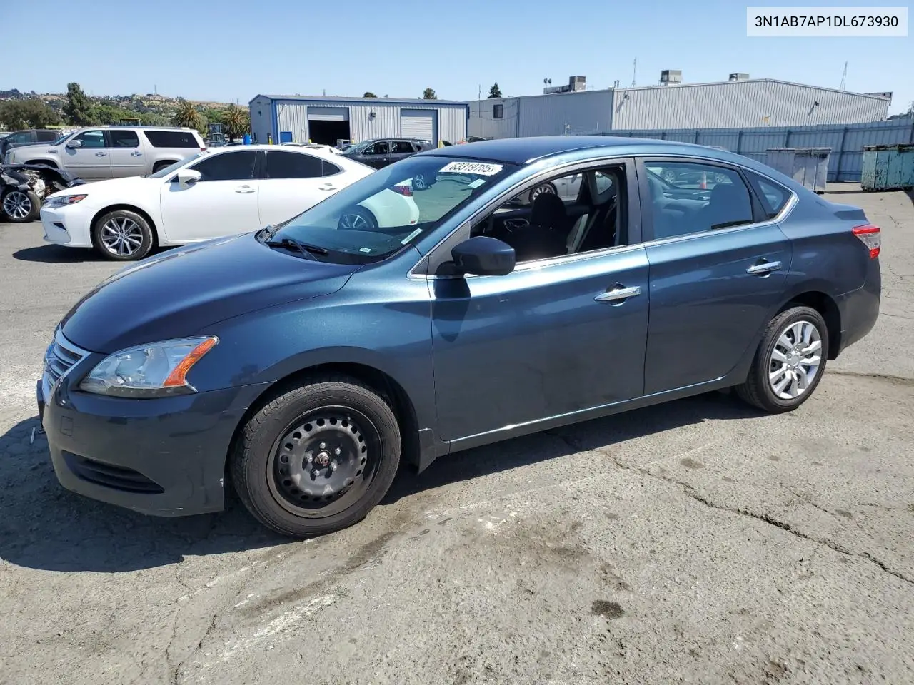 2013 Nissan Sentra S VIN: 3N1AB7AP1DL673930 Lot: 63319705