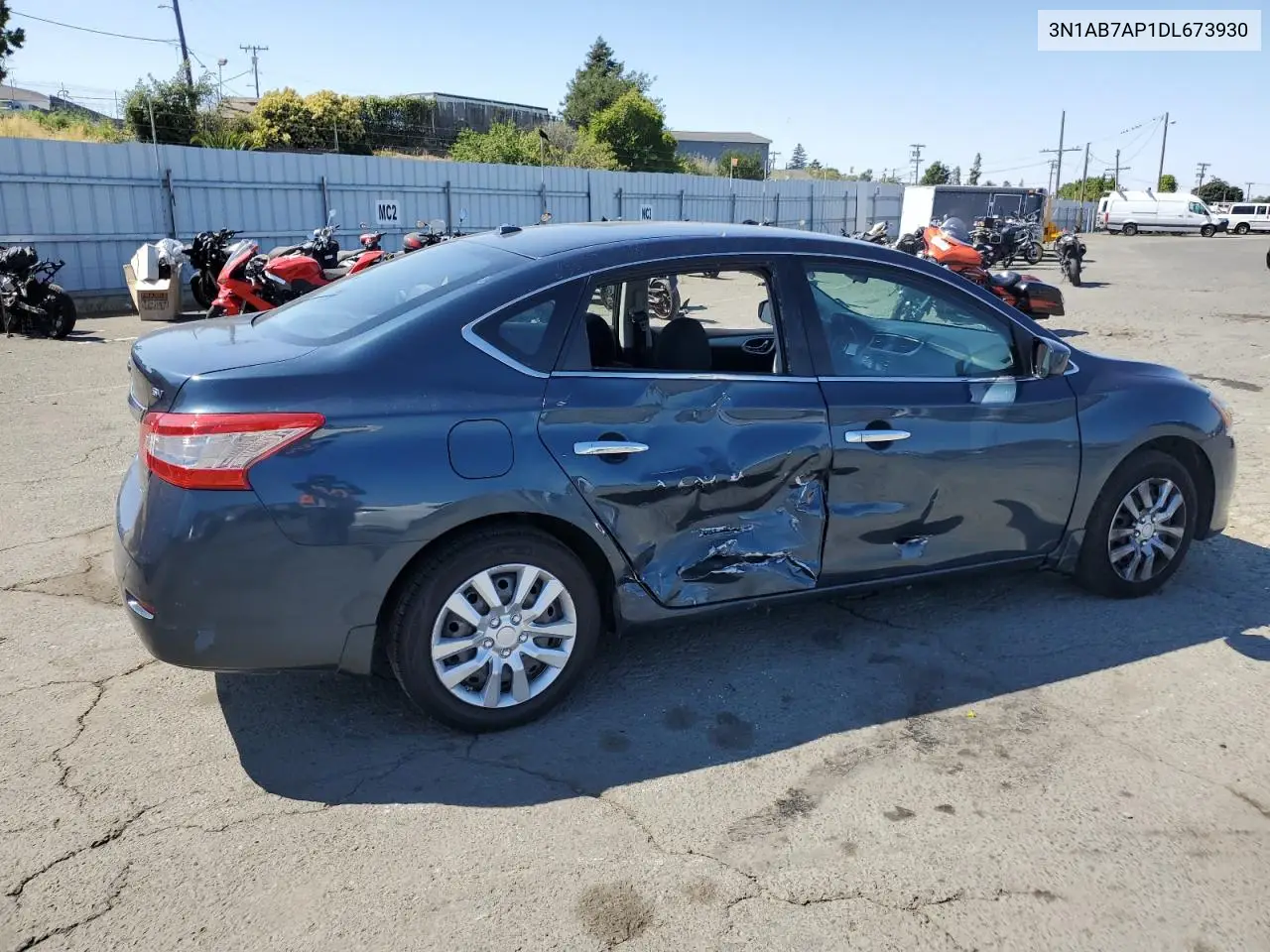 2013 Nissan Sentra S VIN: 3N1AB7AP1DL673930 Lot: 63319705