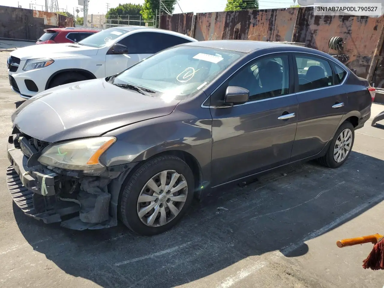 2013 Nissan Sentra S VIN: 3N1AB7AP0DL790527 Lot: 63790385