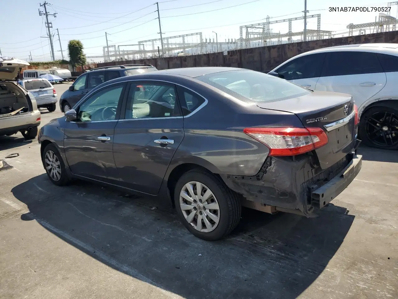 2013 Nissan Sentra S VIN: 3N1AB7AP0DL790527 Lot: 63790385
