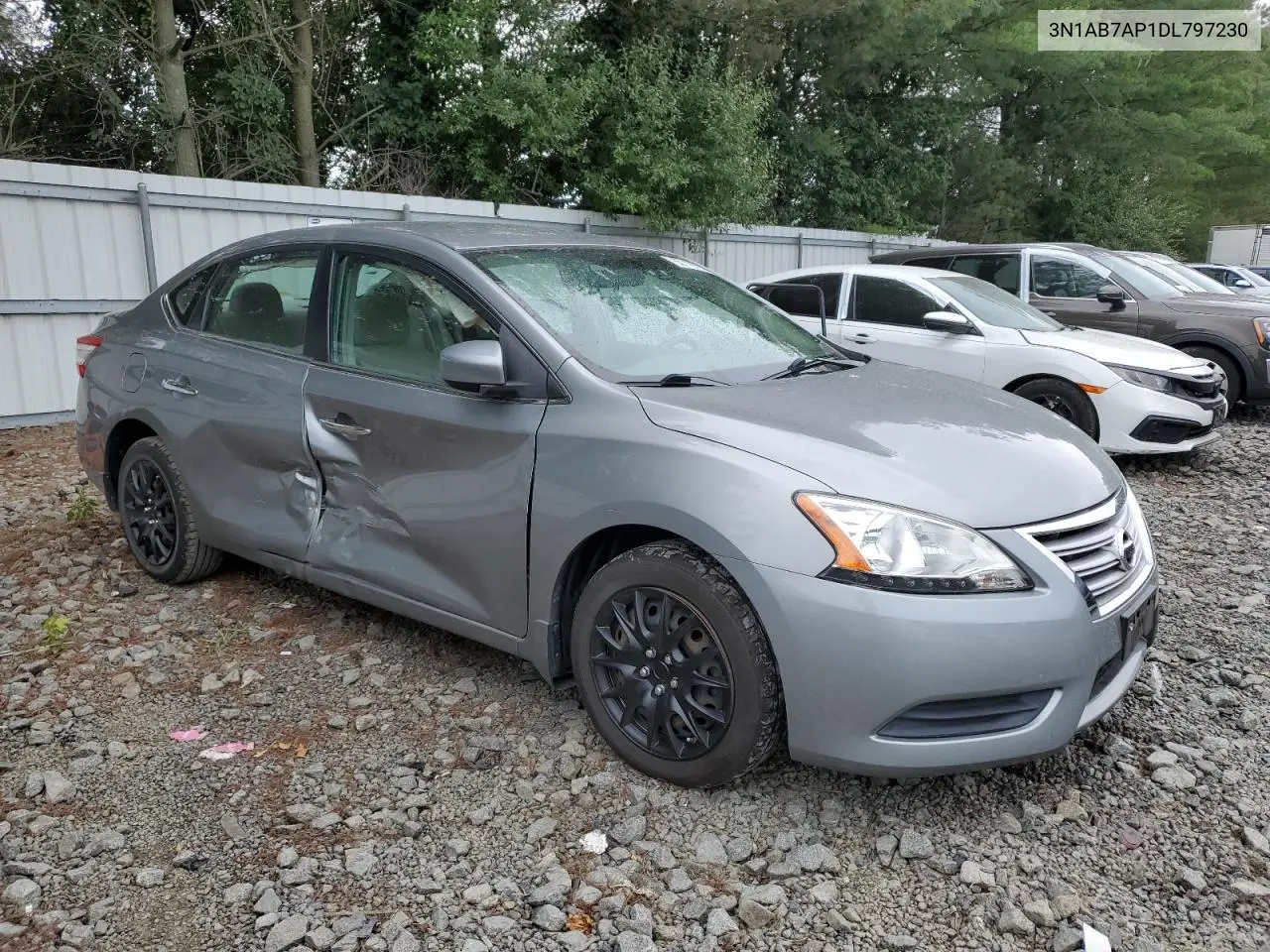 2013 Nissan Sentra S VIN: 3N1AB7AP1DL797230 Lot: 65718715