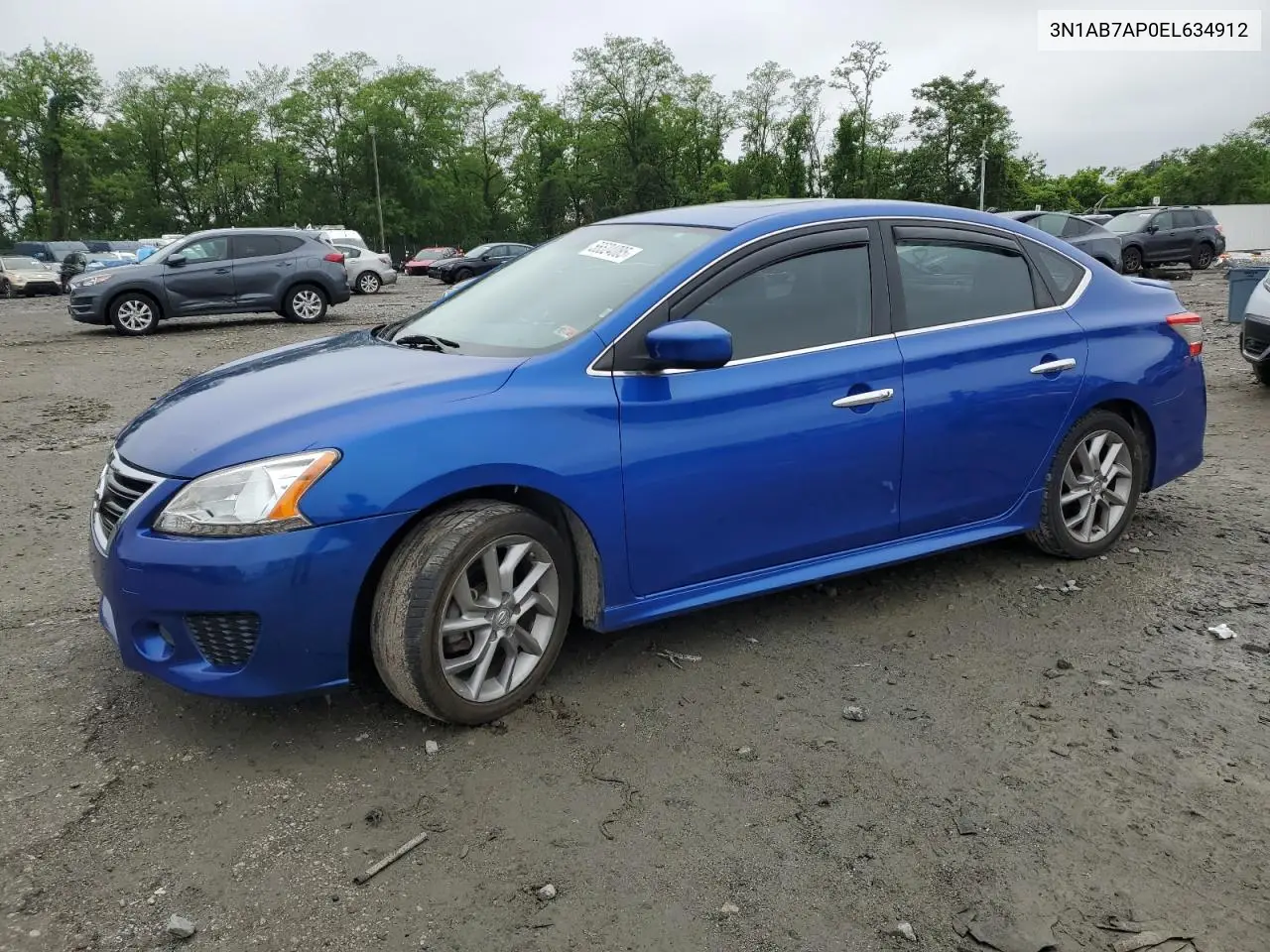 2014 Nissan Sentra S VIN: 3N1AB7AP0EL634912 Lot: 56524085