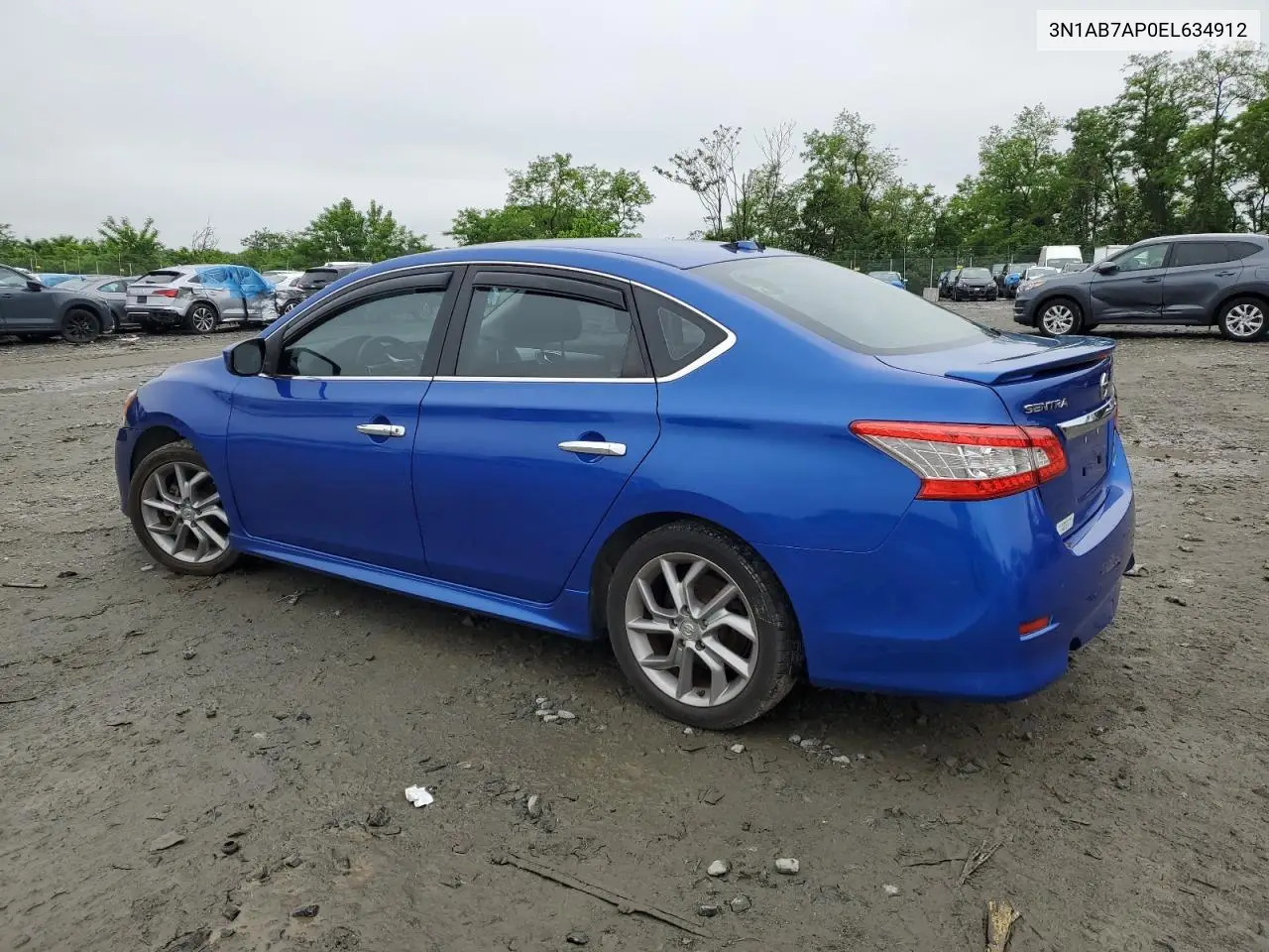 2014 Nissan Sentra S VIN: 3N1AB7AP0EL634912 Lot: 56524085