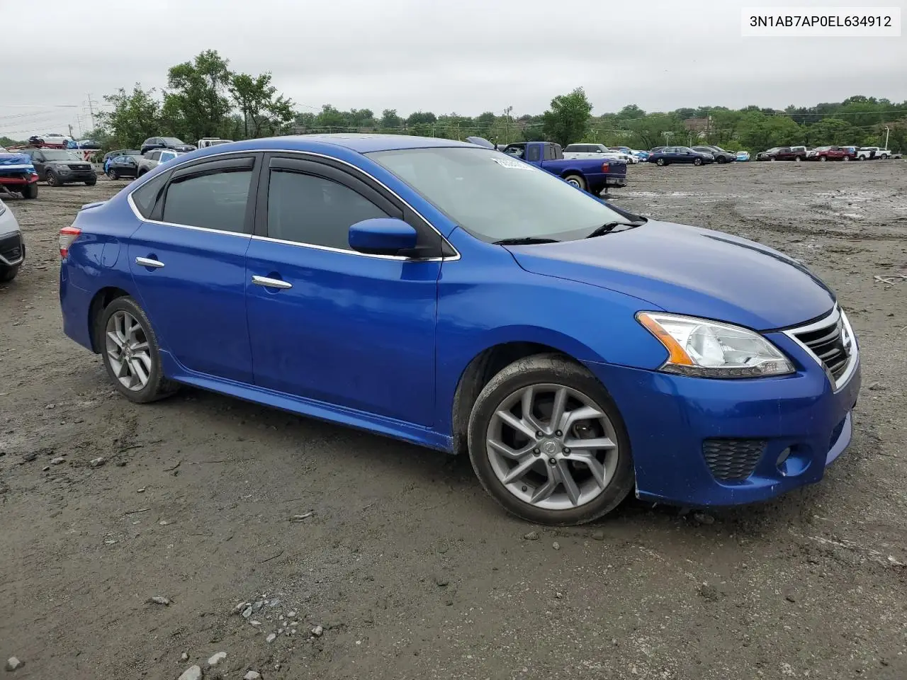 2014 Nissan Sentra S VIN: 3N1AB7AP0EL634912 Lot: 56524085