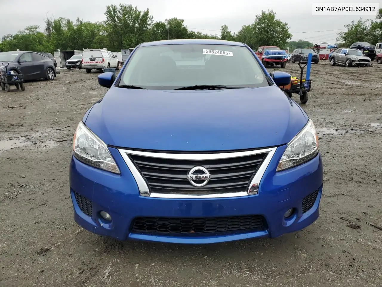 2014 Nissan Sentra S VIN: 3N1AB7AP0EL634912 Lot: 56524085