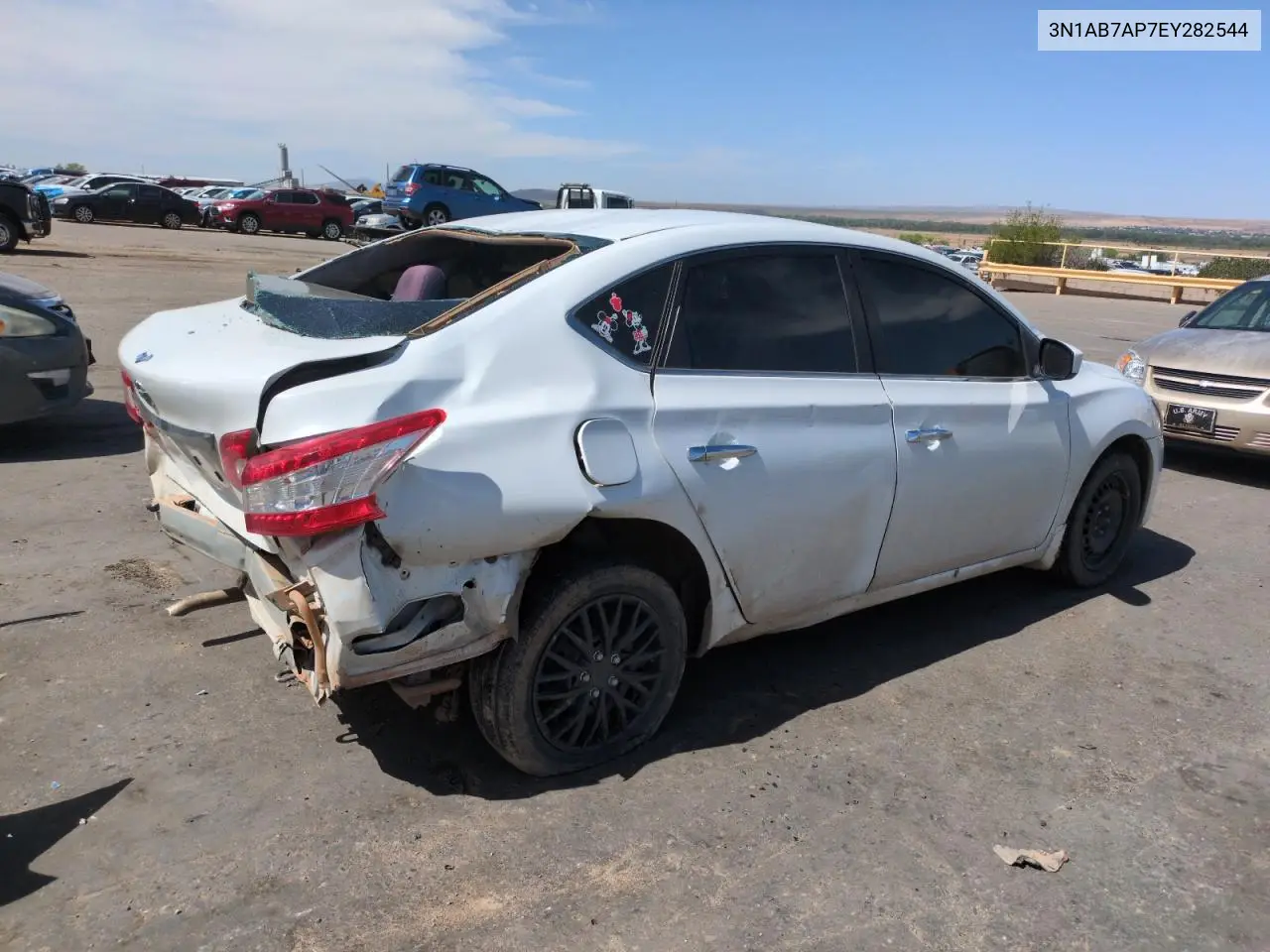 2014 Nissan Sentra S VIN: 3N1AB7AP7EY282544 Lot: 56636035