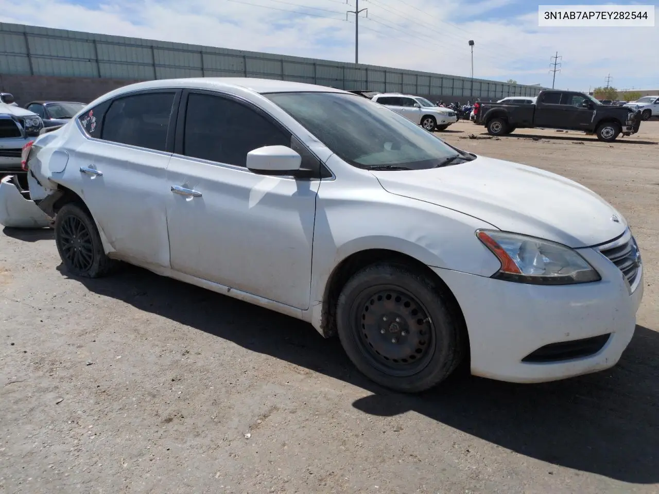 2014 Nissan Sentra S VIN: 3N1AB7AP7EY282544 Lot: 56636035
