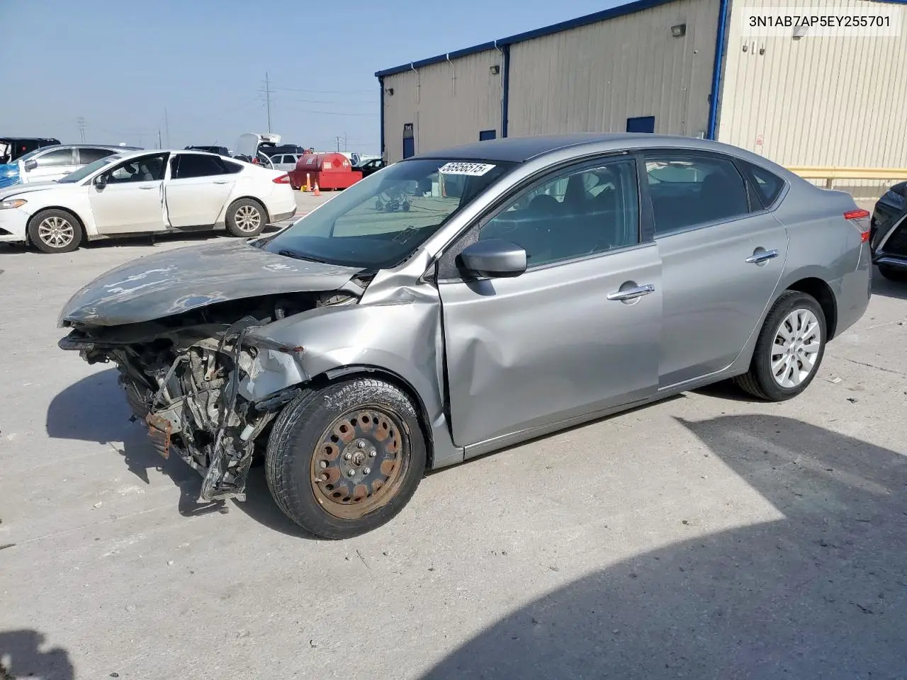 2014 Nissan Sentra S VIN: 3N1AB7AP5EY255701 Lot: 56956515
