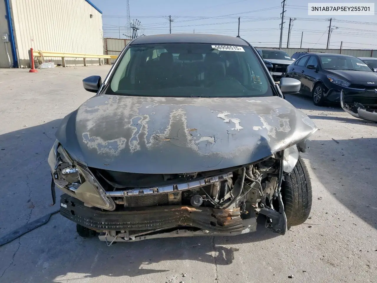 2014 Nissan Sentra S VIN: 3N1AB7AP5EY255701 Lot: 56956515
