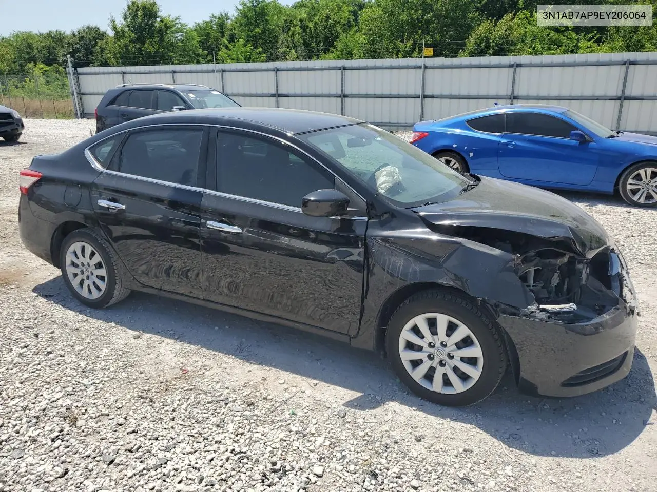 2014 Nissan Sentra S VIN: 3N1AB7AP9EY206064 Lot: 56971845