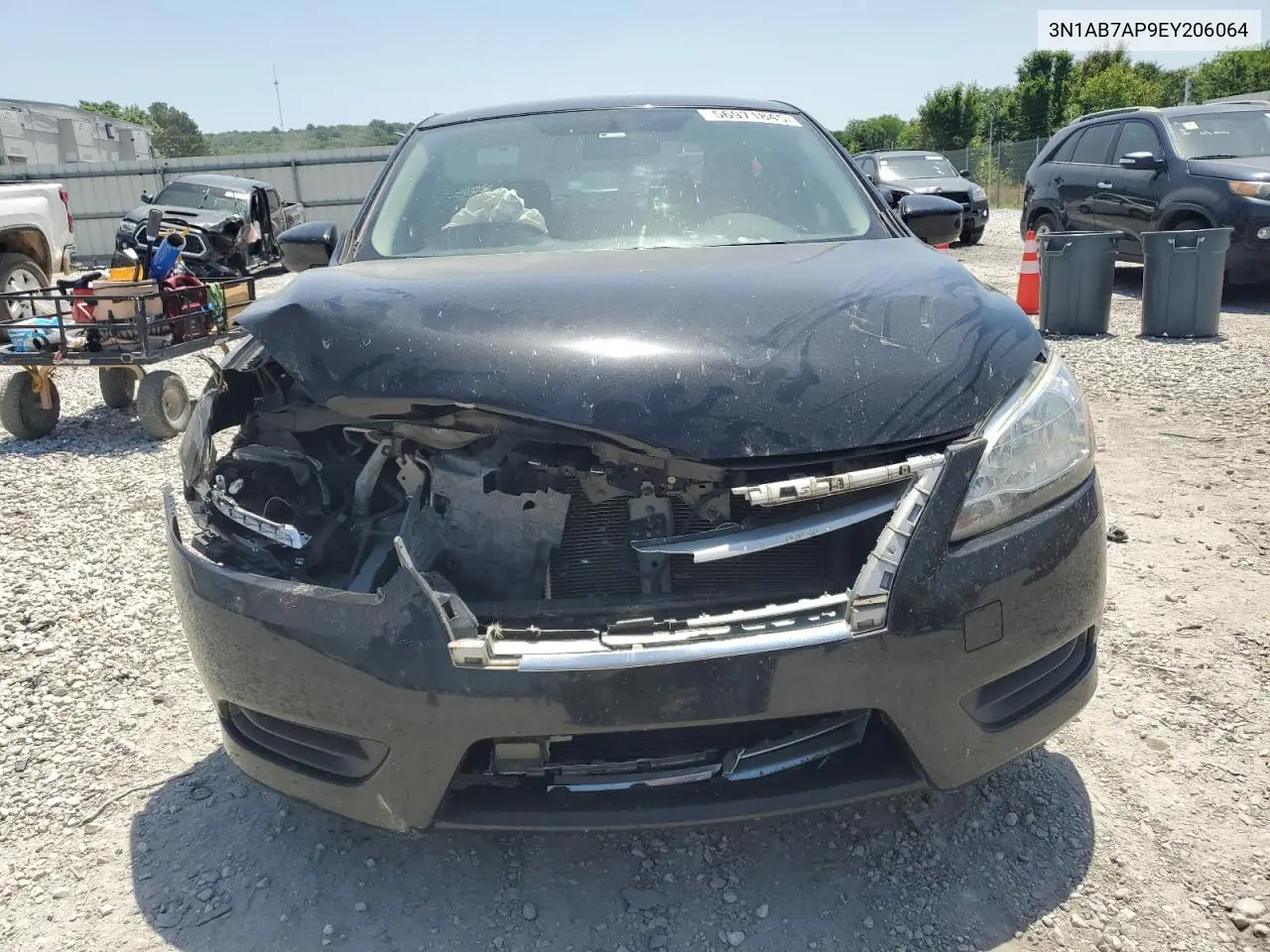 2014 Nissan Sentra S VIN: 3N1AB7AP9EY206064 Lot: 56971845