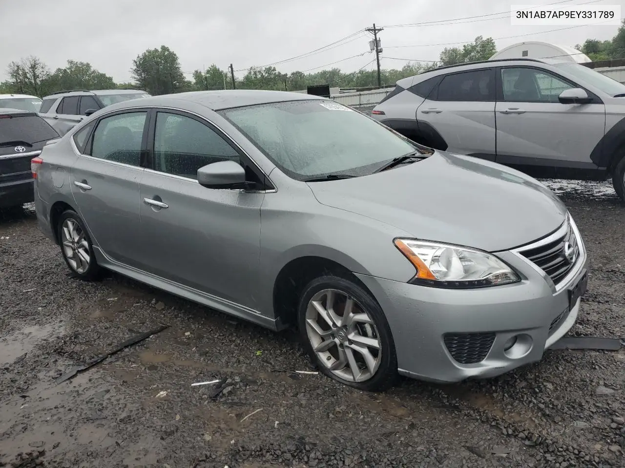 2014 Nissan Sentra S VIN: 3N1AB7AP9EY331789 Lot: 57054725