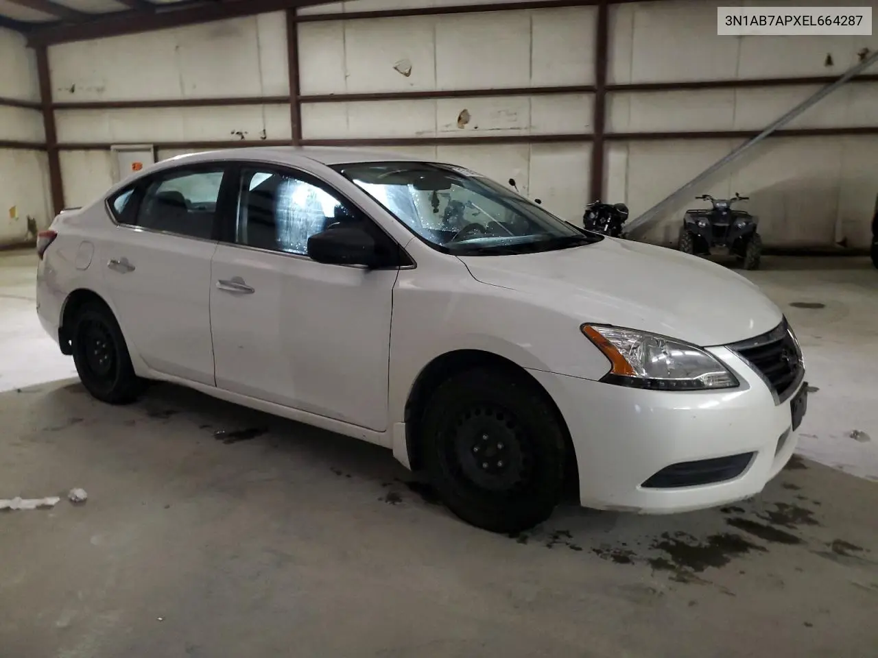 2014 Nissan Sentra S VIN: 3N1AB7APXEL664287 Lot: 57154715