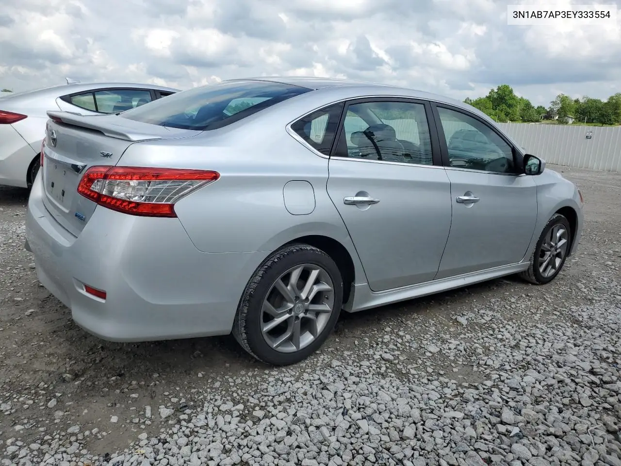 2014 Nissan Sentra S VIN: 3N1AB7AP3EY333554 Lot: 57220435