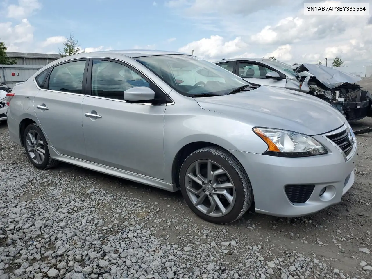 2014 Nissan Sentra S VIN: 3N1AB7AP3EY333554 Lot: 57220435