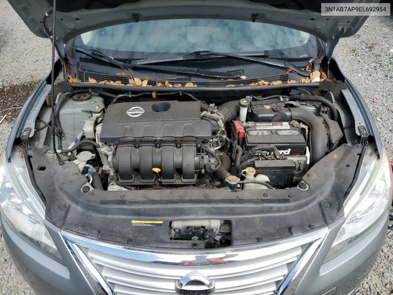 2014 Nissan Sentra S VIN: 3N1AB7AP9EL692954 Lot: 60217305