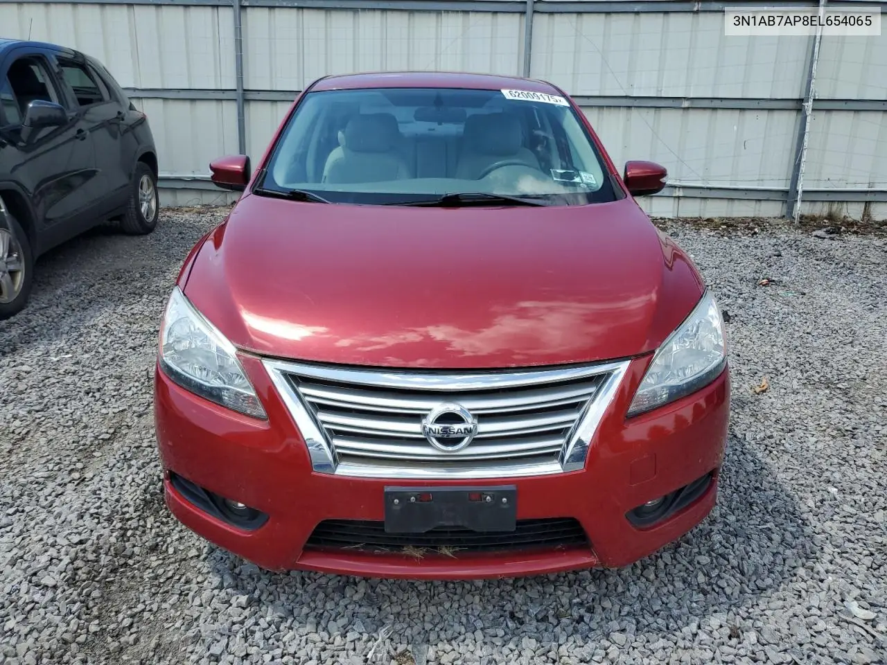 2014 Nissan Sentra S VIN: 3N1AB7AP8EL654065 Lot: 62009175