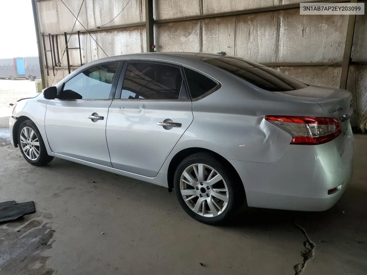 2014 Nissan Sentra S VIN: 3N1AB7AP2EY203099 Lot: 62990645