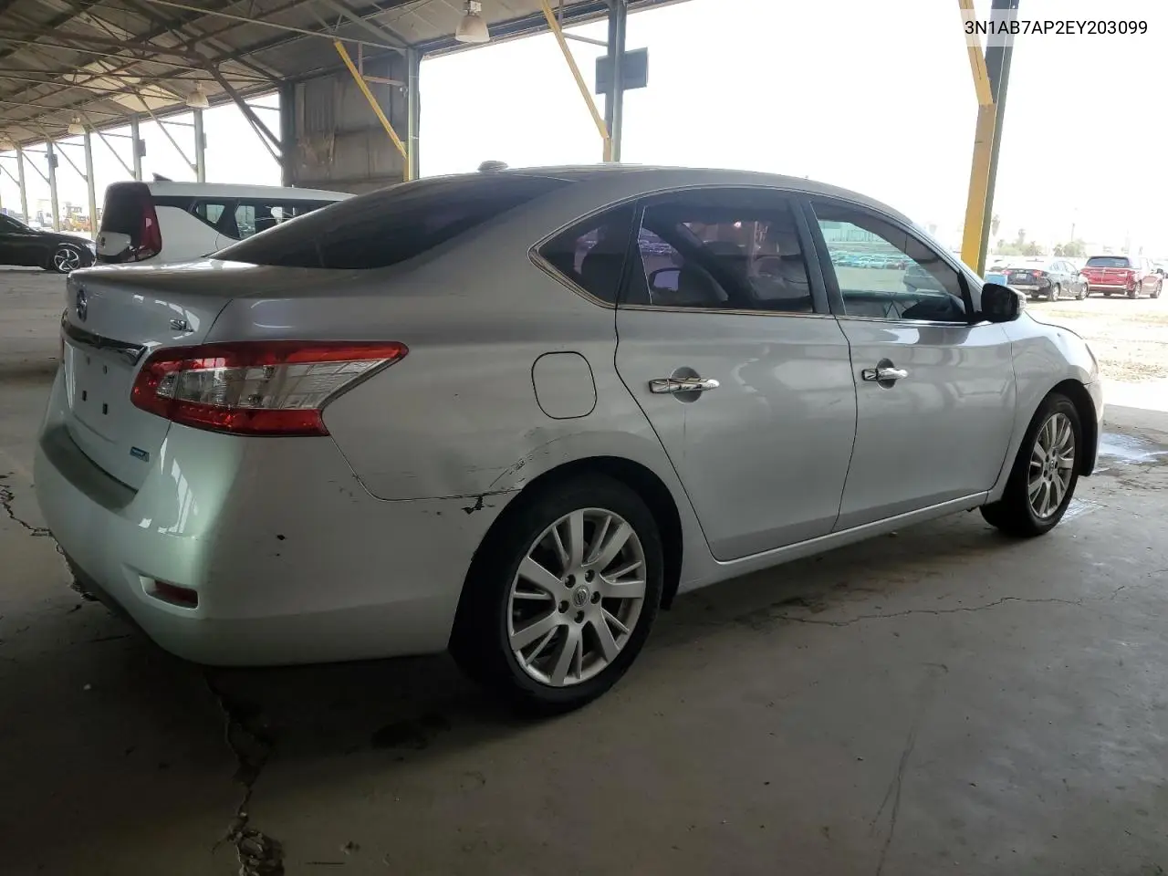 2014 Nissan Sentra S VIN: 3N1AB7AP2EY203099 Lot: 62990645