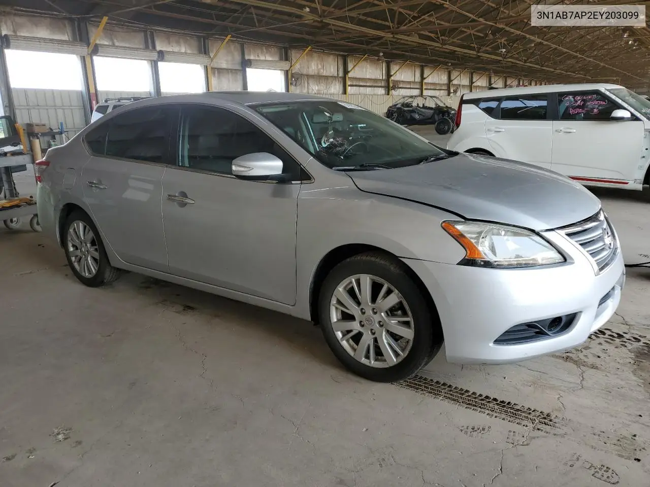 2014 Nissan Sentra S VIN: 3N1AB7AP2EY203099 Lot: 62990645