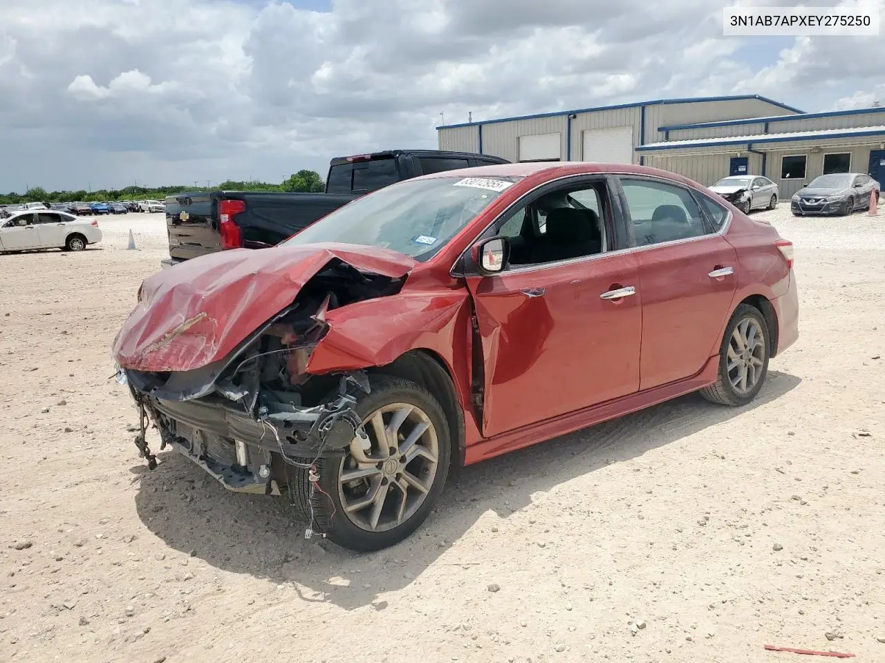 2014 Nissan Sentra S VIN: 3N1AB7APXEY275250 Lot: 63012955