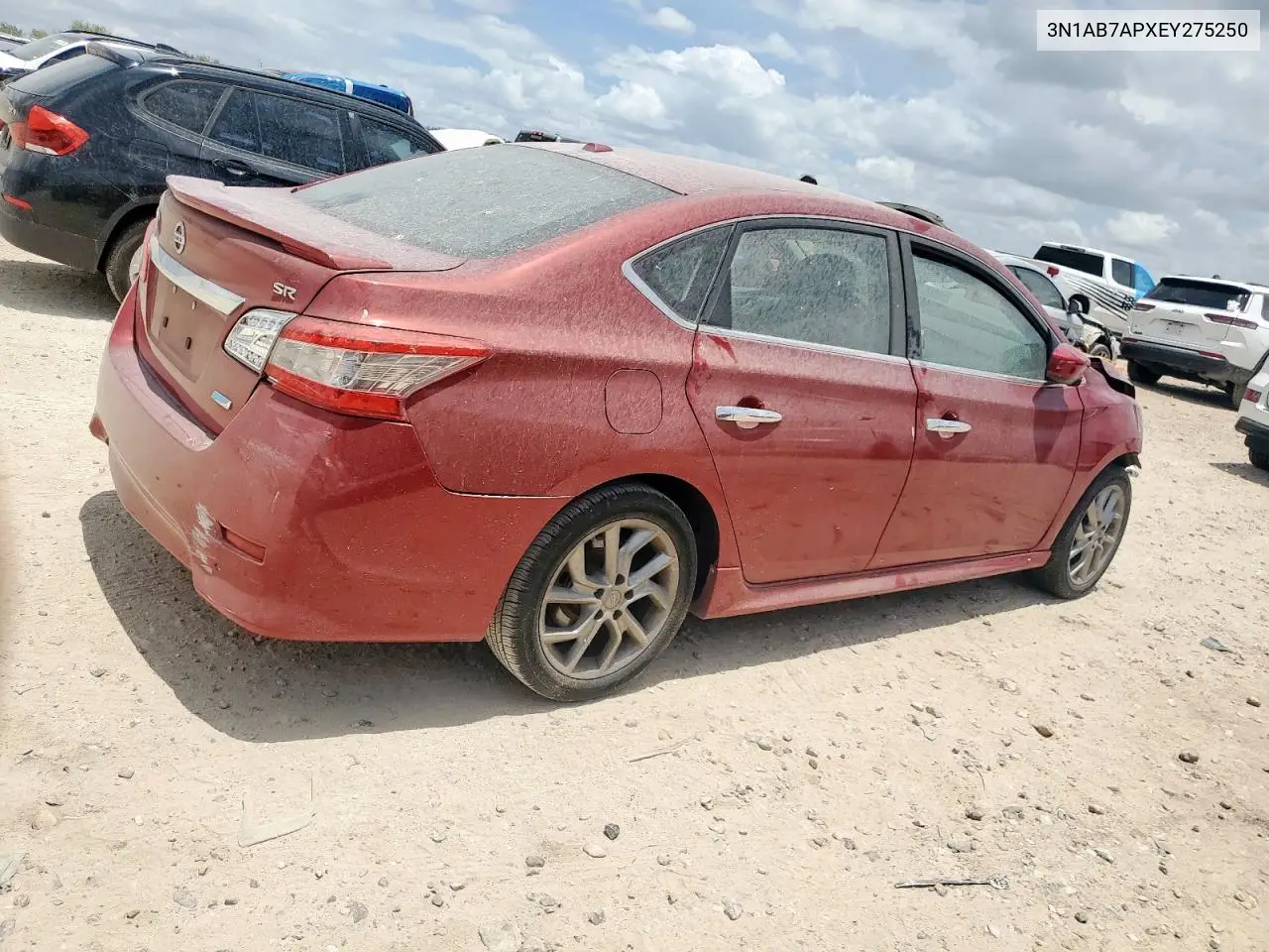 2014 Nissan Sentra S VIN: 3N1AB7APXEY275250 Lot: 63012955