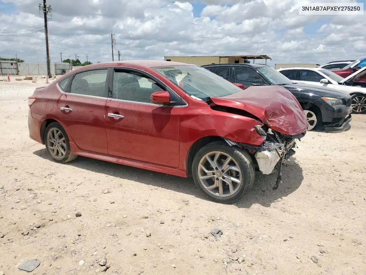 2014 Nissan Sentra S VIN: 3N1AB7APXEY275250 Lot: 63012955