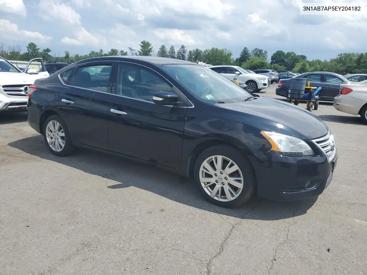 2014 Nissan Sentra S VIN: 3N1AB7AP5EY204182 Lot: 63094395