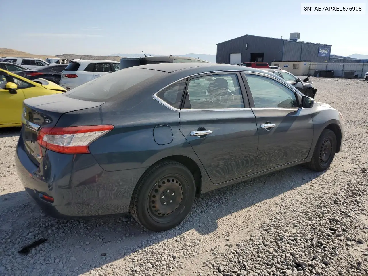 2014 Nissan Sentra S VIN: 3N1AB7APXEL676908 Lot: 63122635