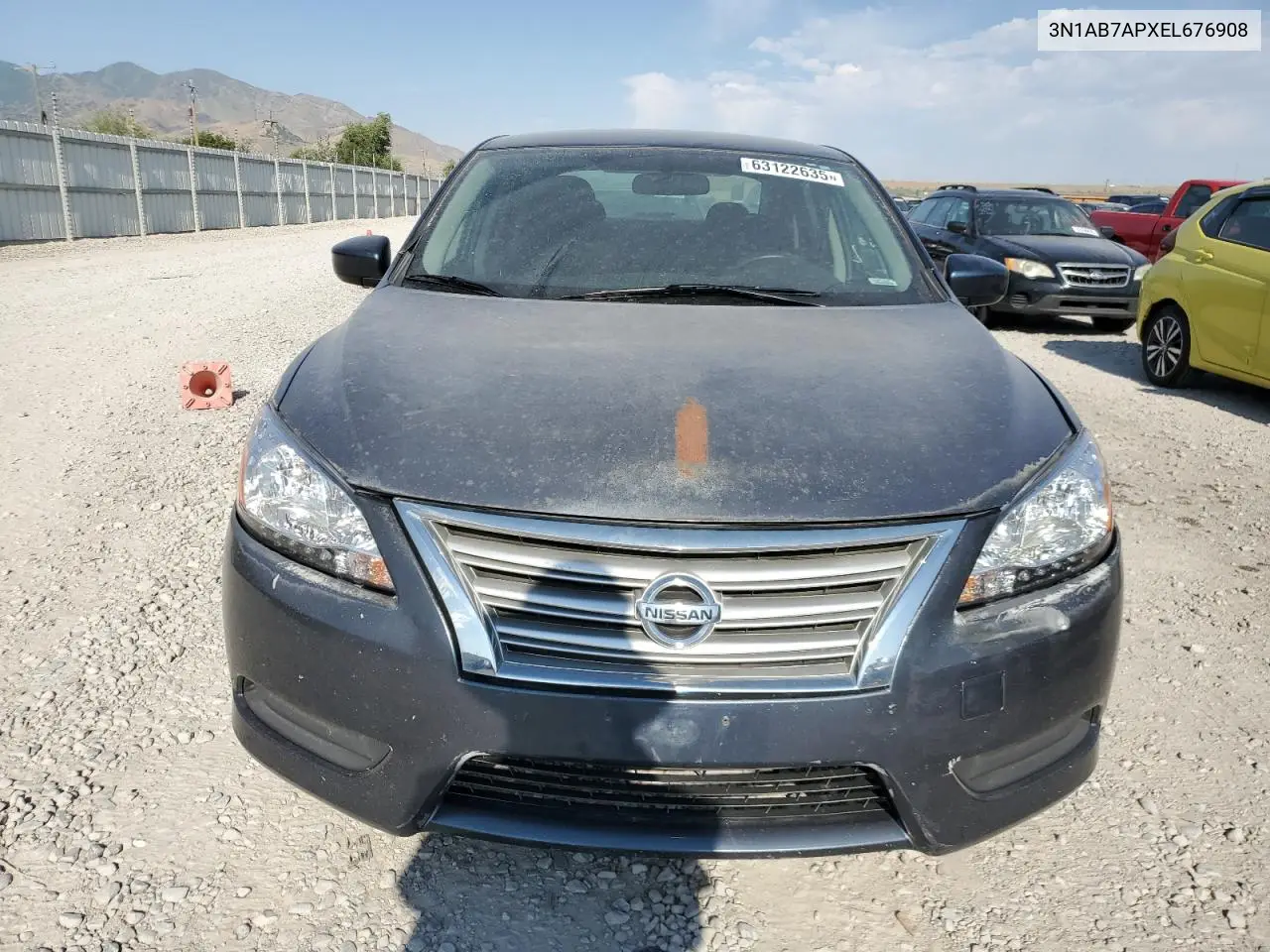 2014 Nissan Sentra S VIN: 3N1AB7APXEL676908 Lot: 63122635