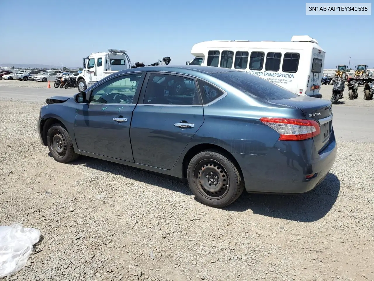 2014 Nissan Sentra S VIN: 3N1AB7AP1EY340535 Lot: 63127485