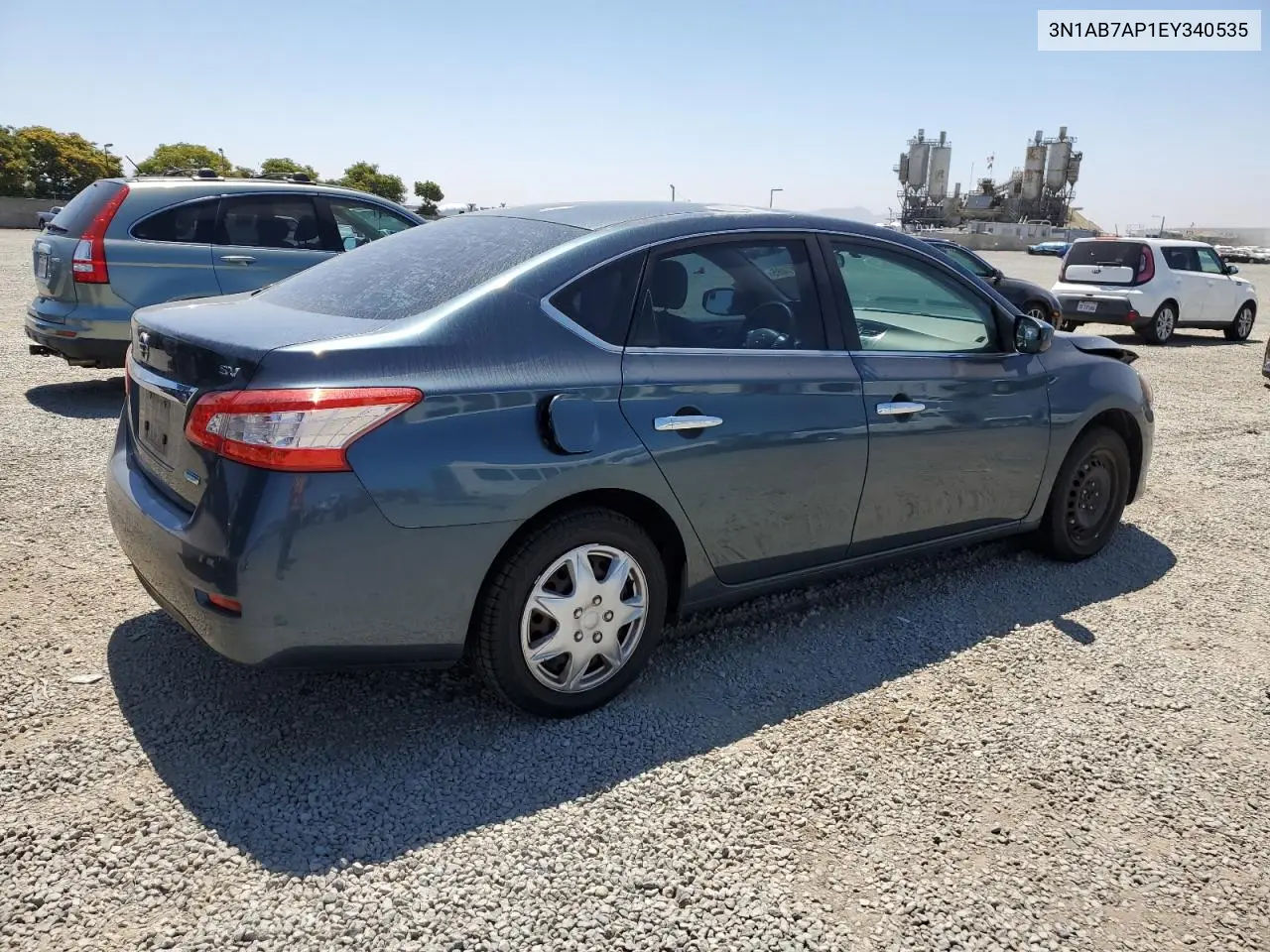 2014 Nissan Sentra S VIN: 3N1AB7AP1EY340535 Lot: 63127485