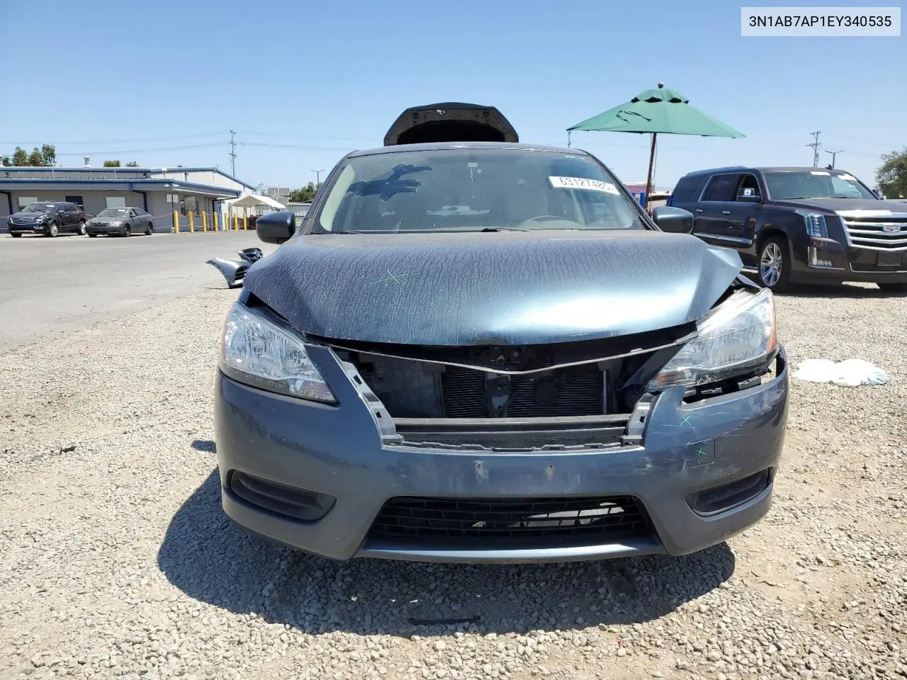2014 Nissan Sentra S VIN: 3N1AB7AP1EY340535 Lot: 63127485