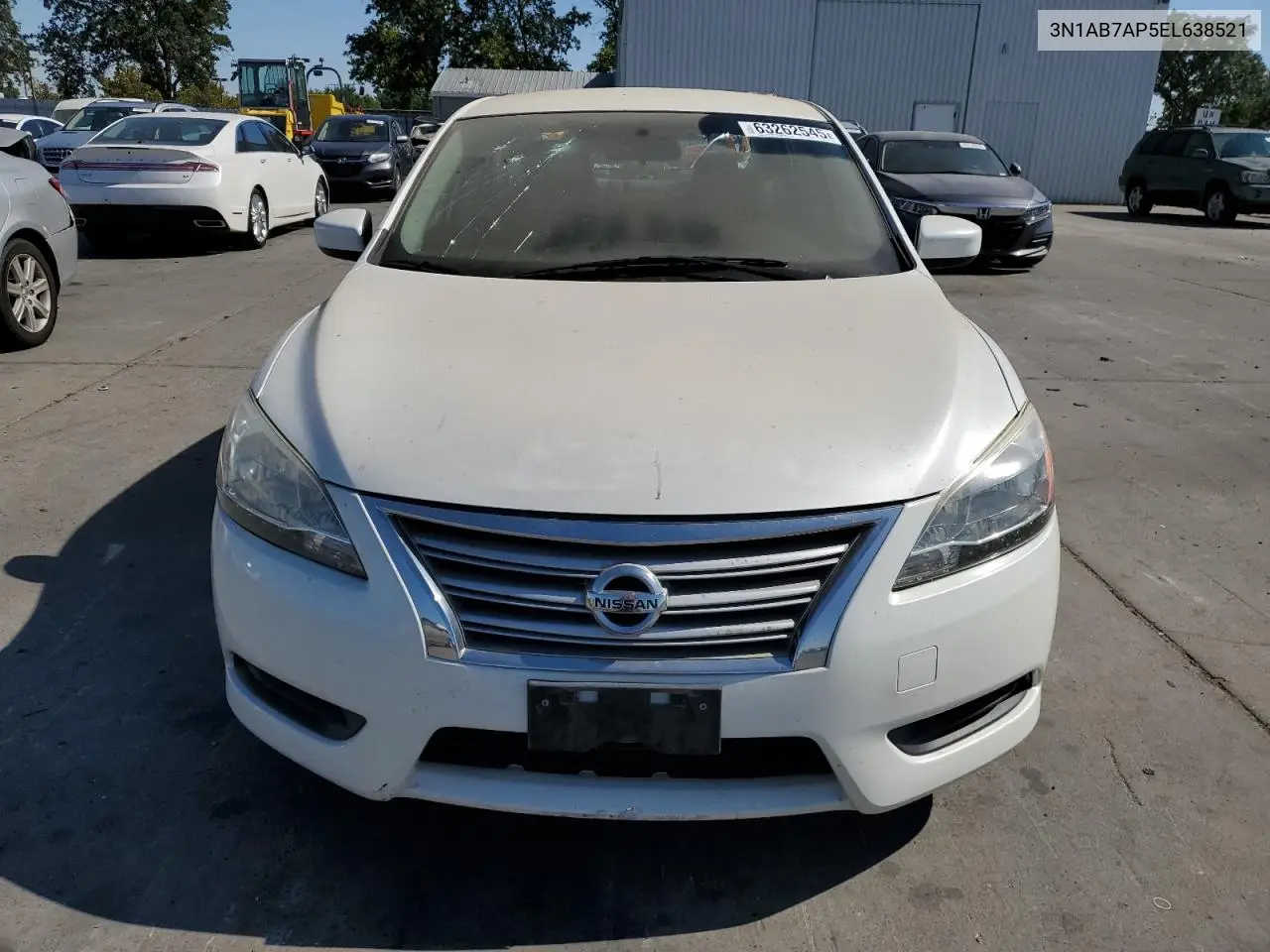 2014 Nissan Sentra S VIN: 3N1AB7AP5EL638521 Lot: 63262545
