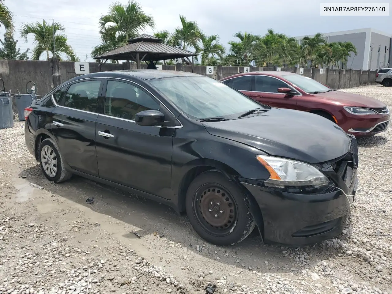 2014 Nissan Sentra S VIN: 3N1AB7AP8EY276140 Lot: 63571725