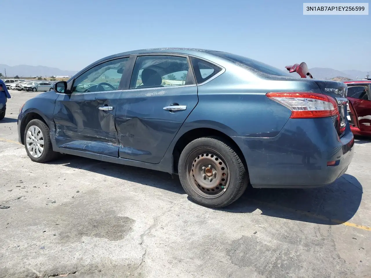 2014 Nissan Sentra S VIN: 3N1AB7AP1EY256599 Lot: 63615675