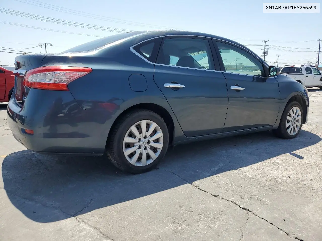 2014 Nissan Sentra S VIN: 3N1AB7AP1EY256599 Lot: 63615675