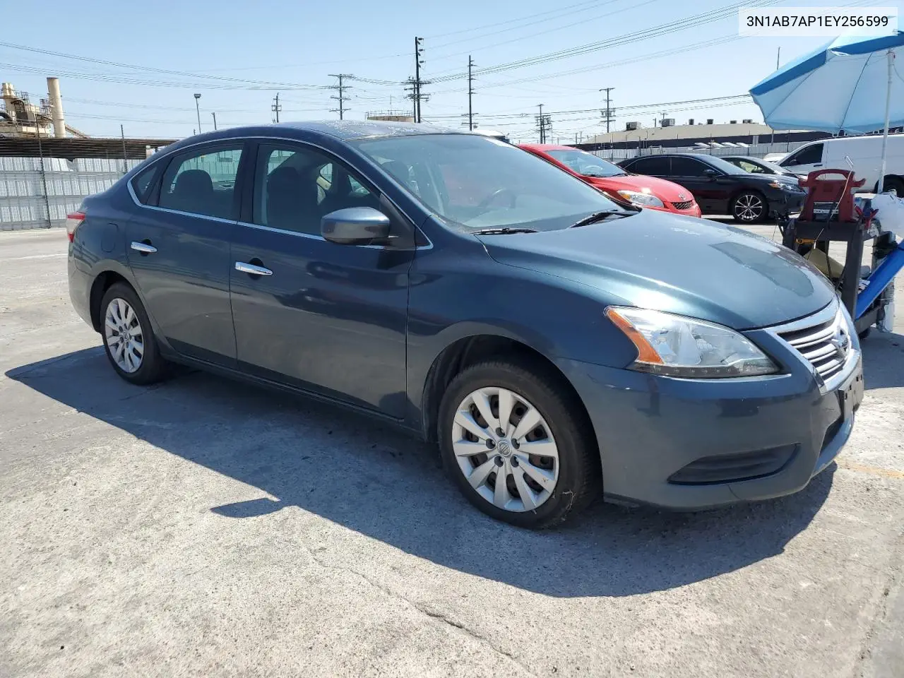 2014 Nissan Sentra S VIN: 3N1AB7AP1EY256599 Lot: 63615675