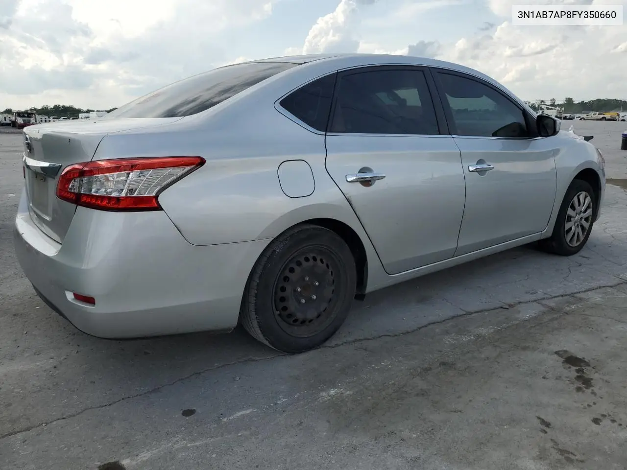 2015 Nissan Sentra S VIN: 3N1AB7AP8FY350660 Lot: 54974595