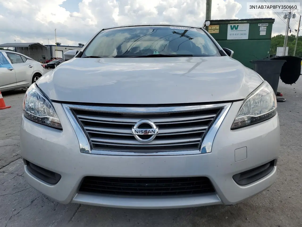 2015 Nissan Sentra S VIN: 3N1AB7AP8FY350660 Lot: 54974595