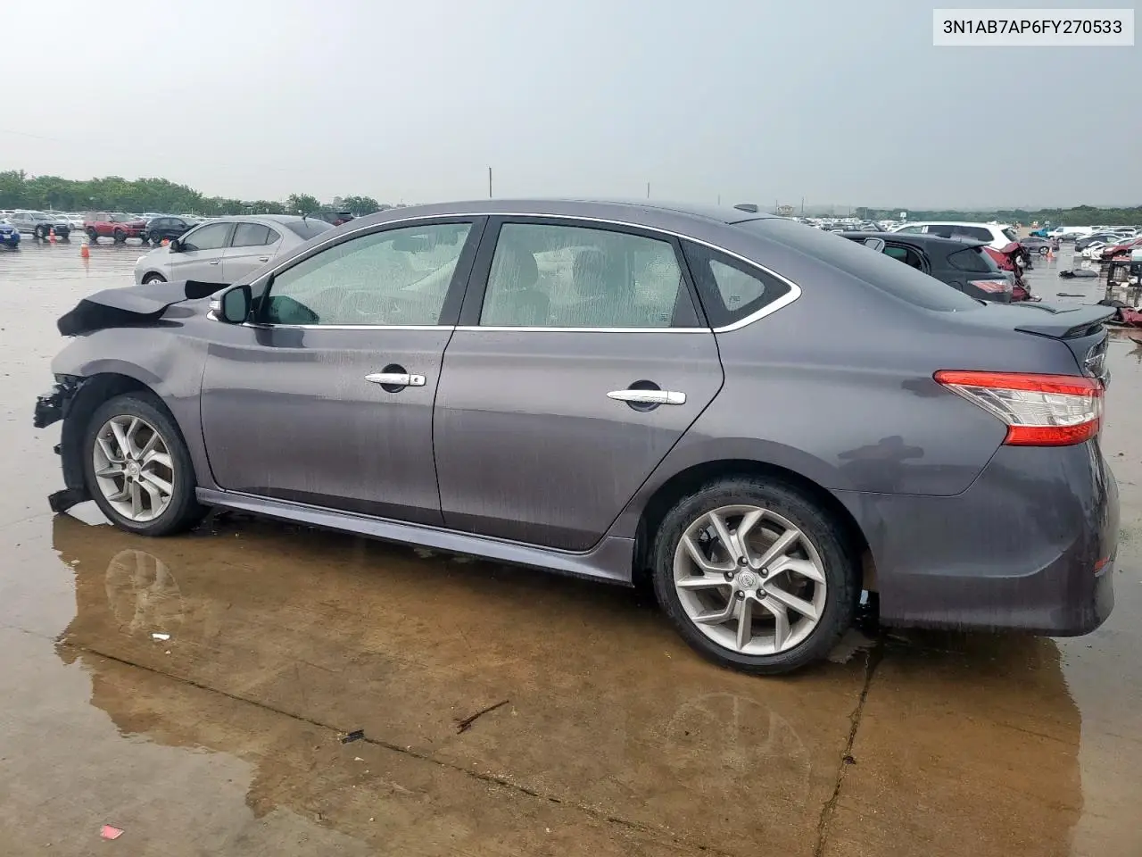 2015 Nissan Sentra S VIN: 3N1AB7AP6FY270533 Lot: 55580235