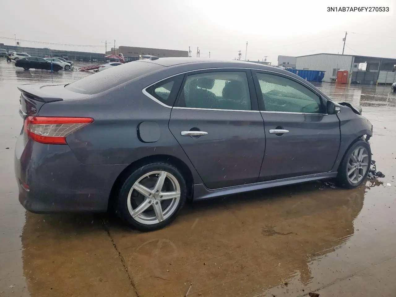 2015 Nissan Sentra S VIN: 3N1AB7AP6FY270533 Lot: 55580235