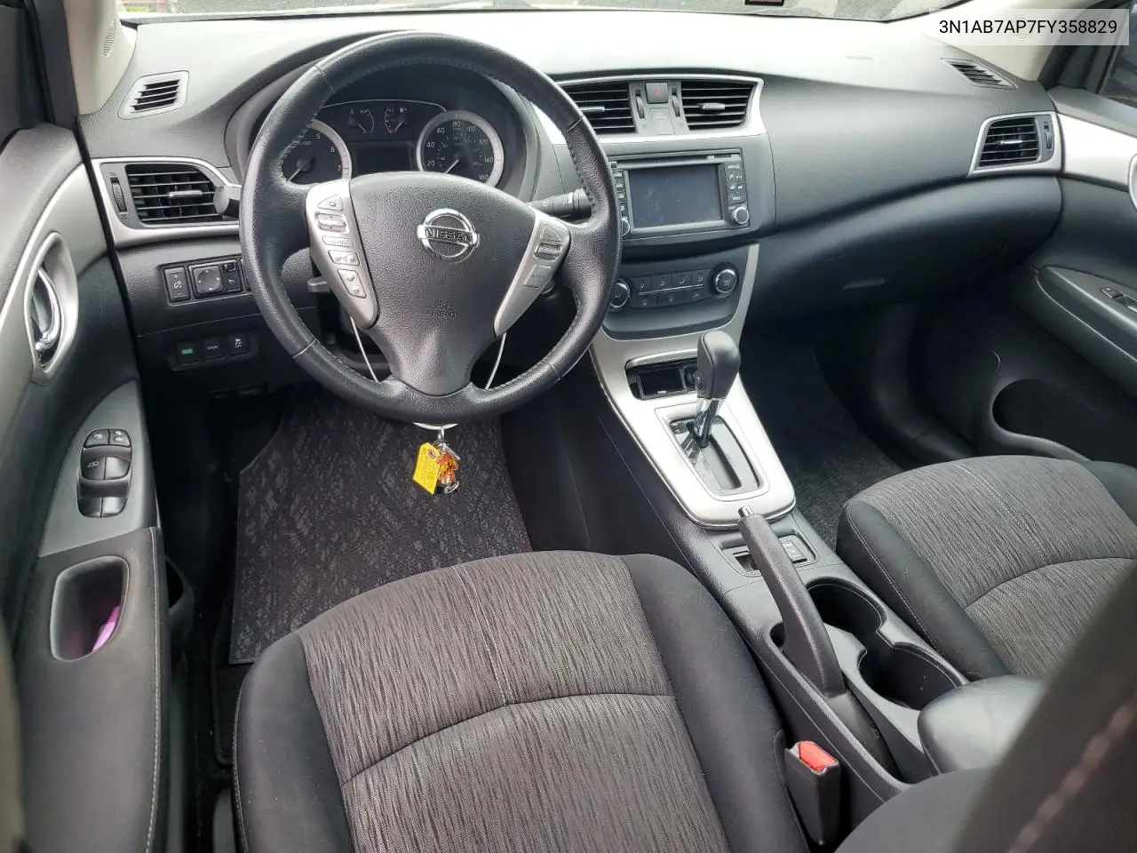 2015 Nissan Sentra S VIN: 3N1AB7AP7FY358829 Lot: 55651495