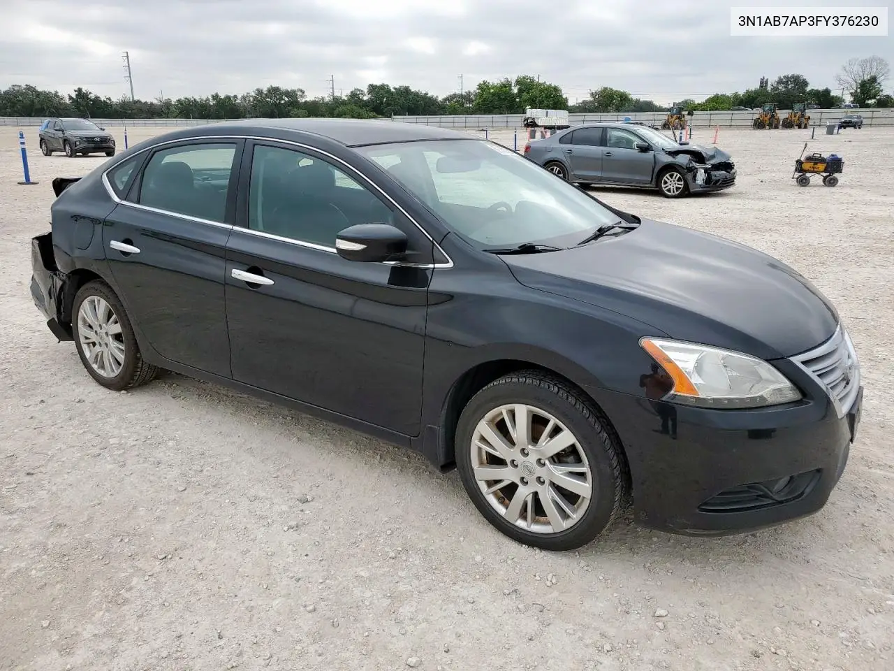 2015 Nissan Sentra S VIN: 3N1AB7AP3FY376230 Lot: 56350255