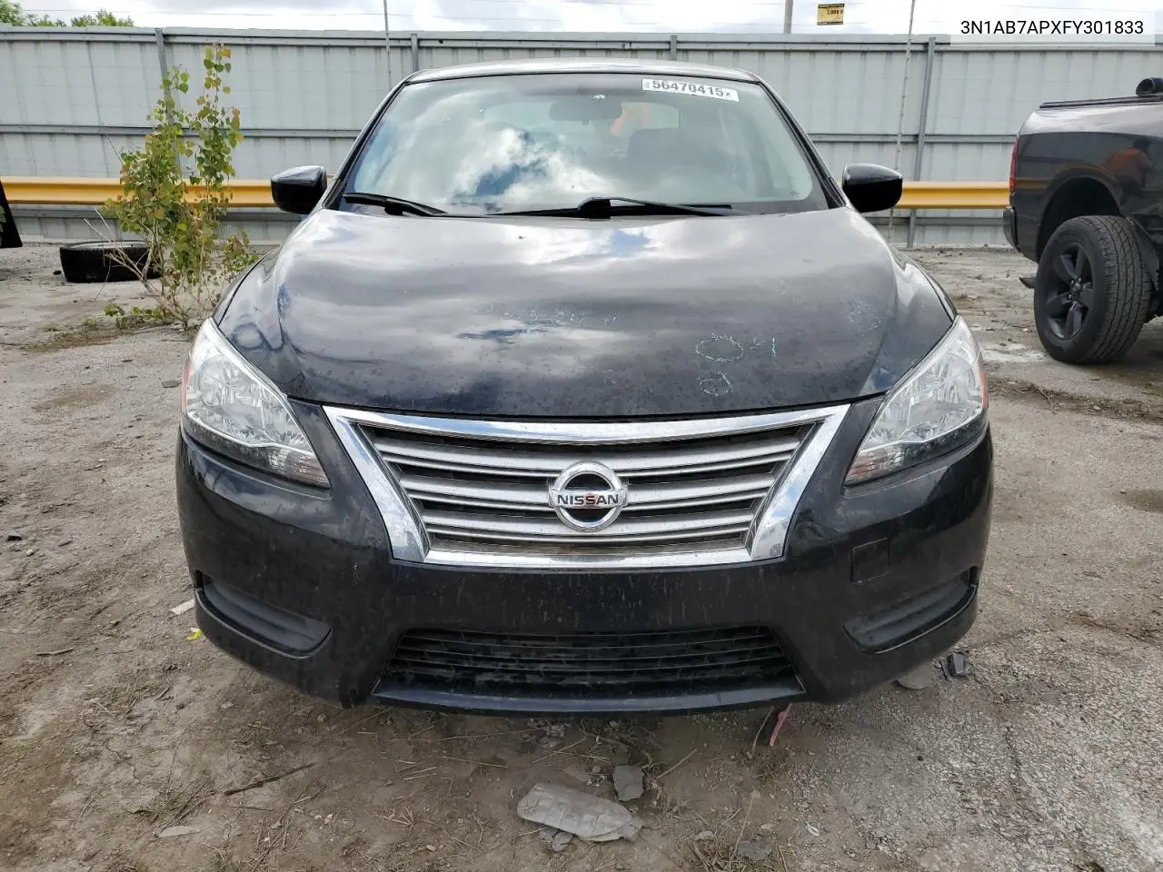 2015 Nissan Sentra S VIN: 3N1AB7APXFY301833 Lot: 56470415